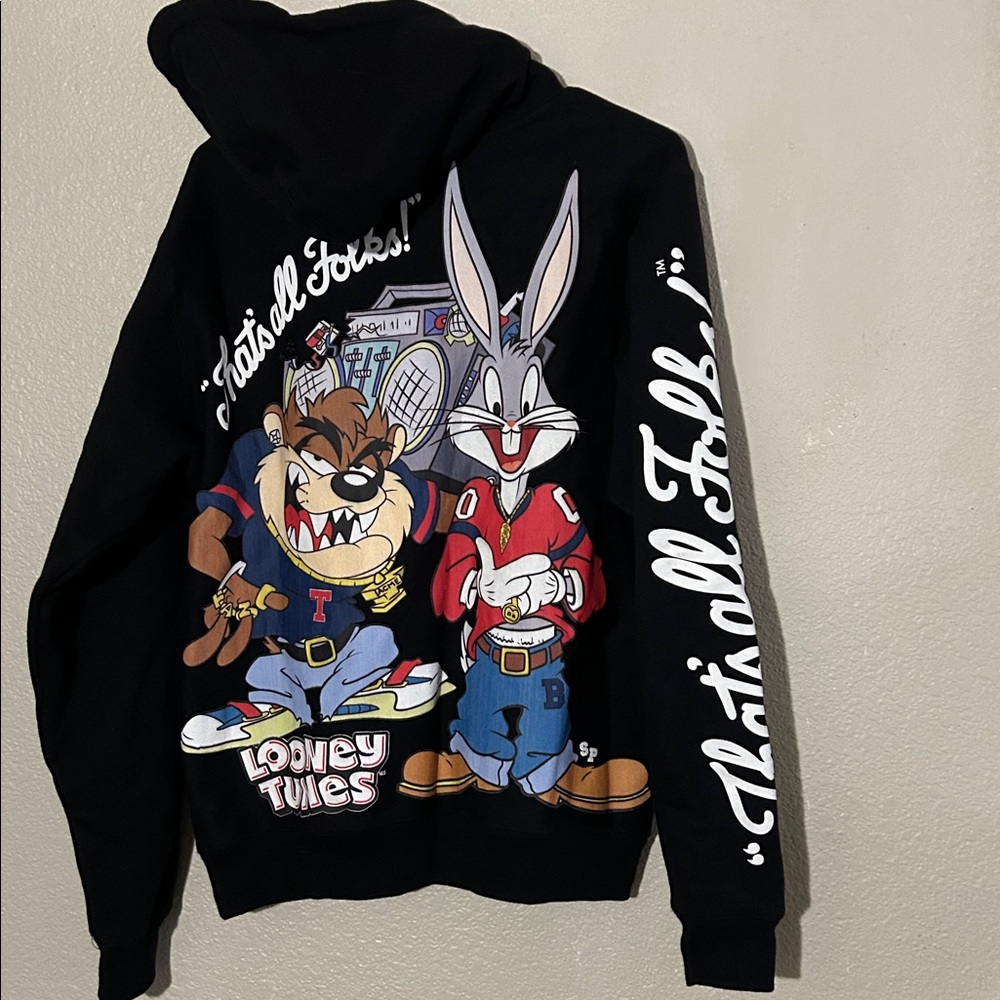 Black Looney Tunes Hoodie sweater unisex